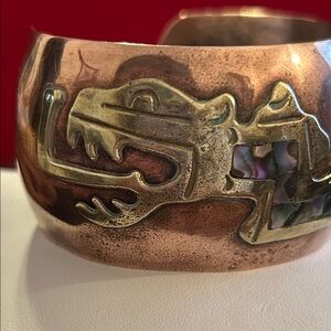 Copper & Brass Cuff Bracelet